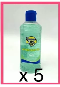 5 X Banana Boat Aloe Vera After Sun Gel 250g Cooling Gel (Free Postage) - Picture 1 of 1