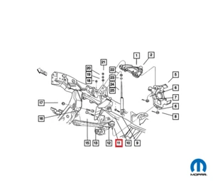 Original Mopar 04743087AA Gasket, Ball Joint Front Axle Chrysler Dodge New - Picture 1 of 3