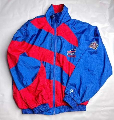 Vintage NFL Buffalo Bills Pro Player Zip Up Jacket Windbreaker Youth XL 18-20 Cover