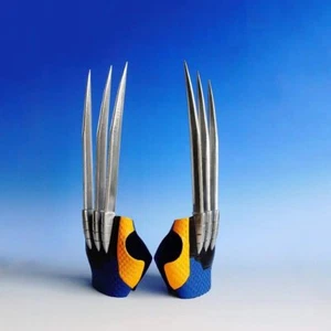 1/1 Wearable Wolverine Claw Gloves Model Halloween Cosplay Prop Collectible - Picture 1 of 8