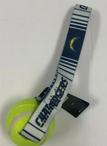 Los Angeles Chargers NFL TENNIS BALL DOG TOY Tug Toss Cover