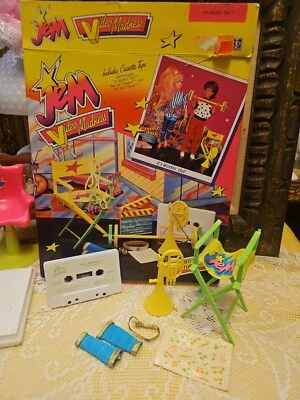 VTG 1986 JEM & THE HOLOGRAMS VIDEO MADNESS IT’S WORKIN OUT 12”  DOLL PLAYSET USE - Image 1 of 4