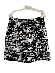 Ibkul Multicolor Polka Dot Skort Tennis Skirt Front Pockets Womens Small - Picture 1 of 4