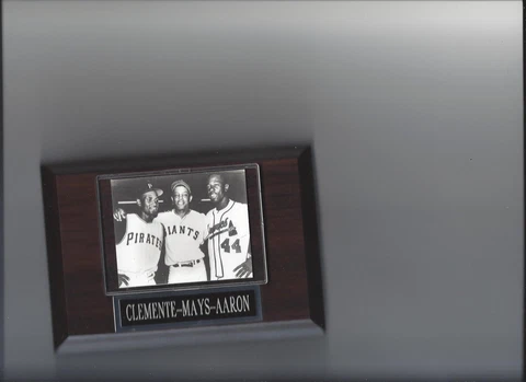 ROBERTO CLEMENTE WILLIE MAYS HANK AARON PLAQUE BASEBALL PIRATES GIANTS BRAVES Cover
