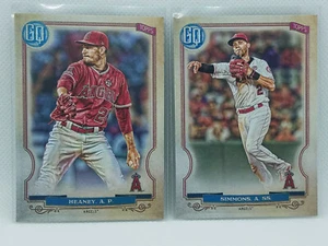 Andrew Heaney + Andrelton Simmons 2020 Topps Gypsy Queen Lot Los Angeles Angels - Picture 1 of 2
