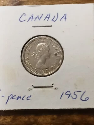 1956 Wedding 6 Pence AU Elizabeth II Great Britain Old Coin. - Image 1 of 4