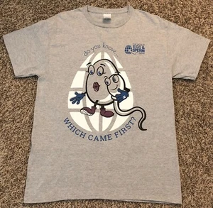 The World Egg & Sperm Bank Official Do You Know Which Came First T-Shirt Medium - Bild 1 von 4
