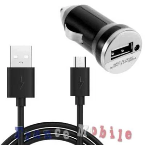 Kit Chargeur Micro USB Voiture Noir pour Xiaomi Mi A2 Lite- Redmi S2/ 4/ Note 4X - Photo 1/3