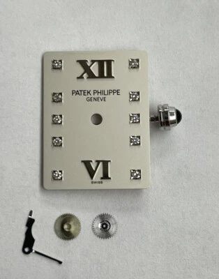 Patek Philippe Twenty 4 esfera plateada diamante con corona 💯 % auténtica Foto 1 de 4