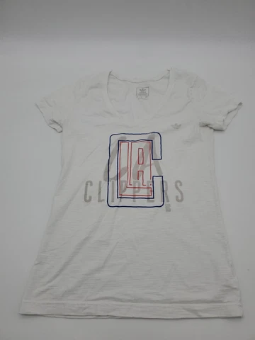 Adidas La Clippers Medium White Womens NBA Sports Shirt..85 Cover