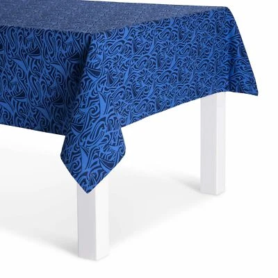 NWT Authentic VINEYARD VINES For Target Rough Seas Tablecloth in Blue 60" x 84" - Image 1 of 4