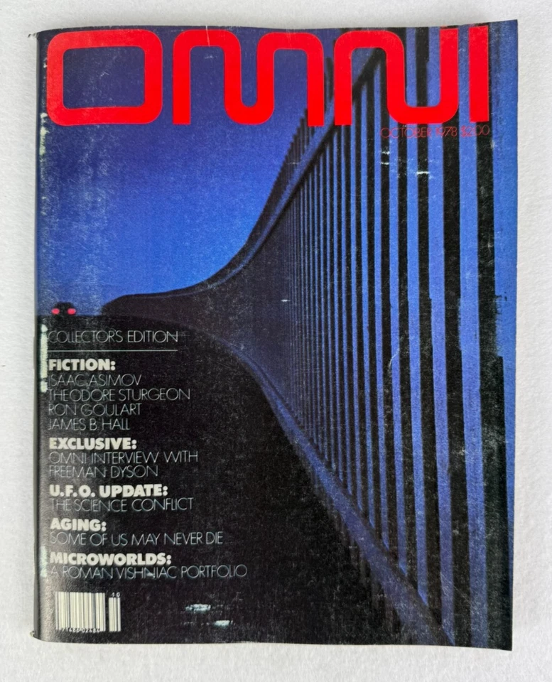 Журнал OMNI октябрь 1978 | 1-й выпуск научно-фантастический с Азимовым и осетром - Изображение 1 из 4