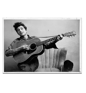 #1 Poster Inspired By Bob Dylan American Singer Legend Star Picture Music Photo - Picture 1 of 12