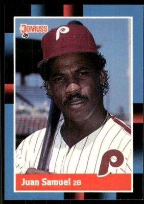 1988 Donruss #288b Juan Samuel - Image 1 of 2