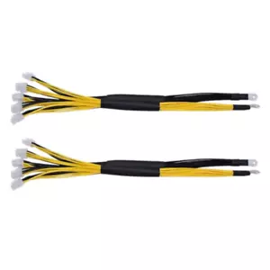 2 Pcs 10X PCIe 6Pin Powers Connector Cable for Bitmain Antminer APW7 APW3++ PSU - Picture 1 of 6