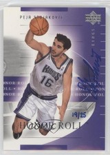 2002-03 Upper Deck Buyback /25 Peja Stojakovic (2001-02 Hardcourt) #76 Auto