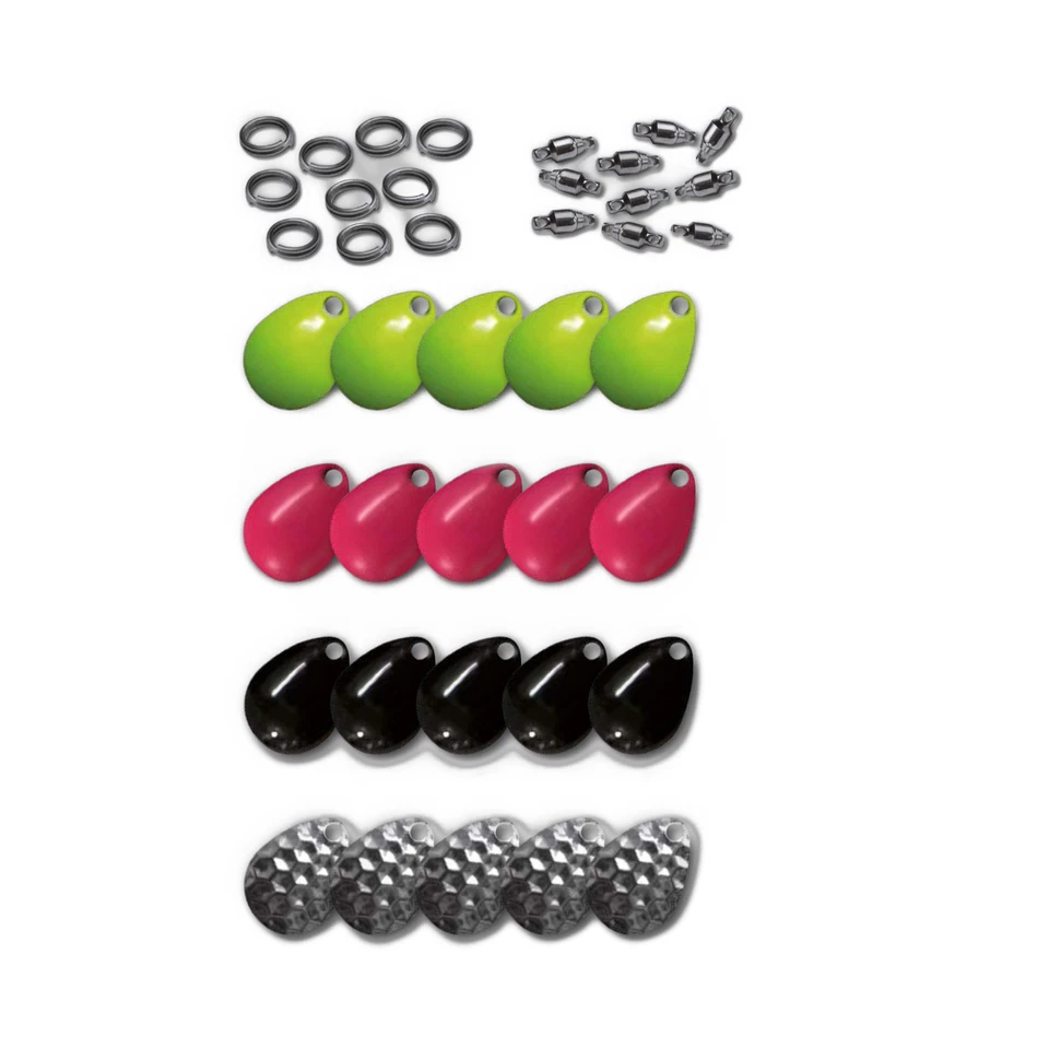 Behr Rotationsblättchen für Jig Spinner, Mini Kugellager Wirbel, Splitringe - Bild 1 von 1