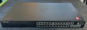 Dell PowerSwitch N1524 Managed Switch 24xGigabit Ports + 4x10GbE SFP+ Ports - Picture 1 of 3