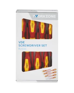 WORKZONE VDE SCREWDRIVER SET 8 PIECES - Picture 1 of 1