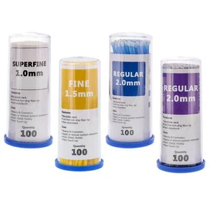 400 Eyelash Extension Micro Brushes, Tip Brush Applicator Sets, Paint Touch Up - Picture 1 of 5