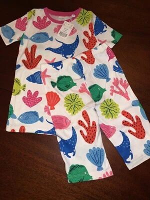Nuevo con etiquetas Pijama Corto Mini Boden 6 o 7 Patrón Bajo el Mar Foto 1 de 2