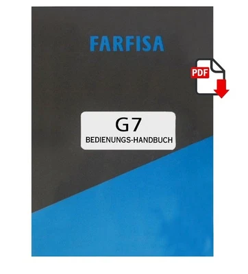 FARFISA G7 Bedienungsanleitung Deutsch sprache Anleitung Benutzerhand PDF datei Foto 1 de 4