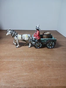 Estatuillas De Grazia Water Wagon Village porcelana vintage Goebel 1991 - Imagen 1 de 9