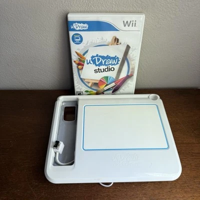 u Draw Game Tablet with uDraw Studio Instant Artist White Nintendo Wii Art - Image 1 of 4