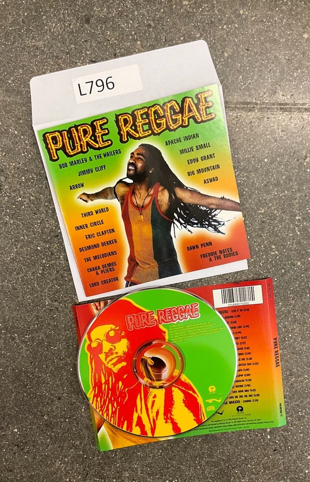 Pure Reggae Audio Cd Music 1998 Island Polygram NO CASE  #L796 - Image 1 of 1