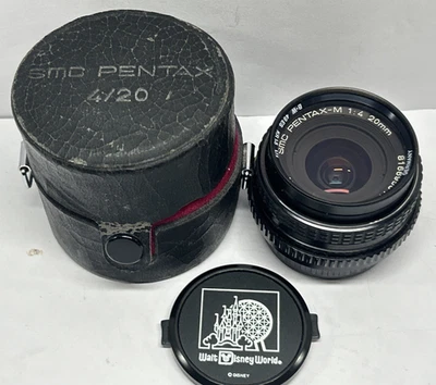 Lente ultra gran angular SMC Pentax-M 20 mm f/4 para filtro montura K 8166956 + estuche Foto 1 de 4