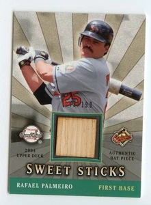 Upper Deck Sweet Spot 2004 - Sweet Sticks Rafael Palmeiro #SSS-RP/199 (MEM) - Imagen 1 de 2