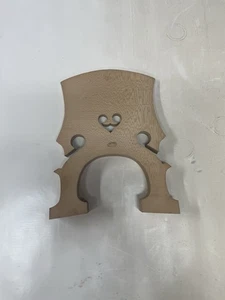 3/4-7/8 Sized Upright Bass Bridge John Juzek - Picture 1 of 2