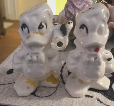 Salero y pimentero vintage Disney Pato Donald años 50 Foto 1 de 4