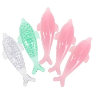 5pcs Toenails Dolphin Tools Brush Whale Women Color Nails Cleaner Handle Art ... - Picture 1 of 9