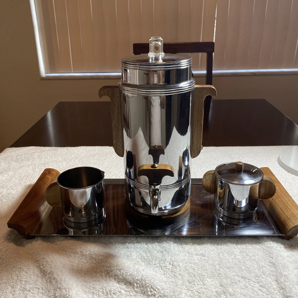 Manning Bowman Art Deco Electric Coffee Percolator Rare Fine Complete - Image 1 of 4