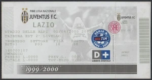 BIGLIETTO STADIO TICKET JUVENTUS LAZIO - CAMPIONATO 1999/2000 - Foto 1 di 1