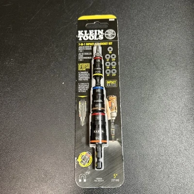 Klein Tools 6-in-1 Impact Rated Flip Socket Set Metric 6-Piece 6Pt. Socket Set - Image 1 of 4