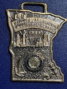 Vintage antike Taschenuhr Anhänger American Legion - 1959 - Münze - St Paul - Bild 1 von 5