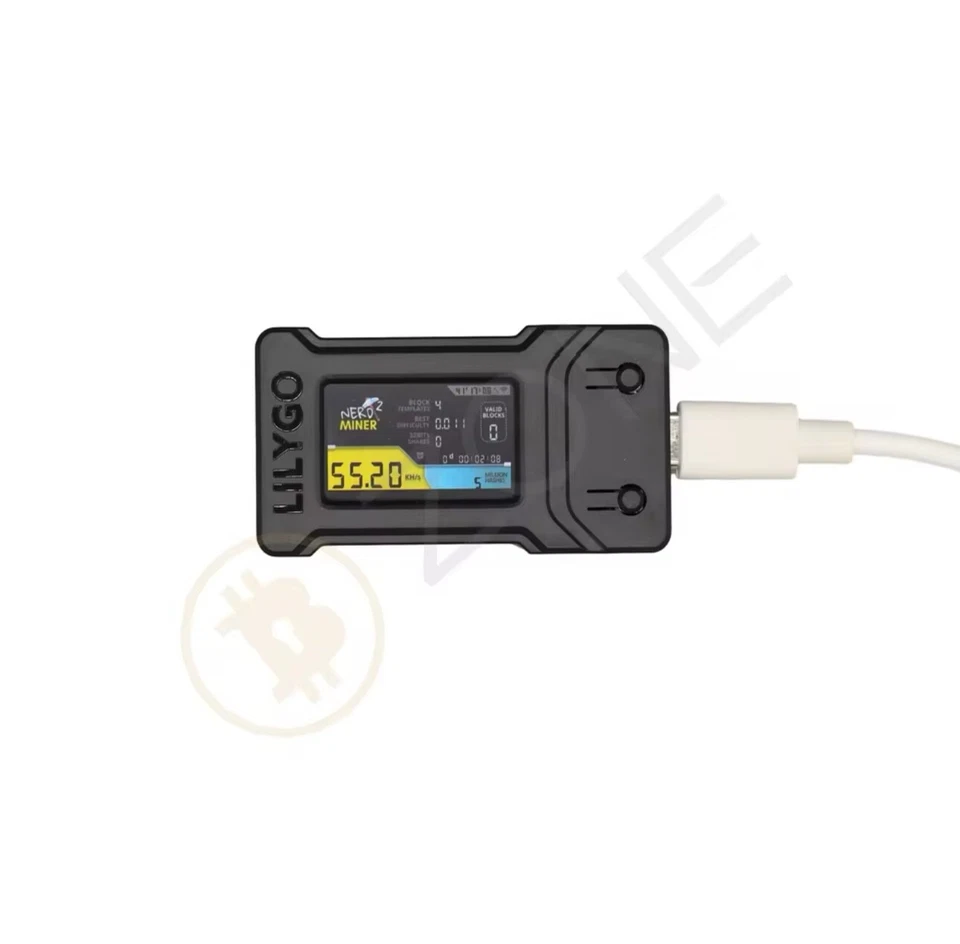 NerdMiner V2 – Mine Bitcoin Solo & Win 3.125 BTC (55KH/s, USB-C, Ultra-Fast) - Image 1 of 2