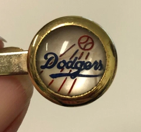 Vintage - Brooklyn Dodgers - Cuff Links & Tie Clip- Patent #2472958 Cover