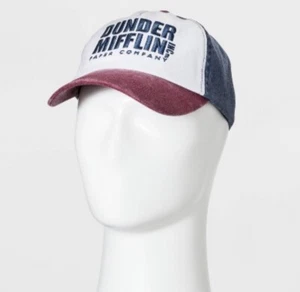 The Office Dunder Mifflin Paper Company Colorblock Distressed Cap Hat, One Size - Bild 1 von 7
