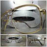 Occhiali Da Vista Vintage Retro Unisex Montatura Oro Lenti Trasparenti SPEXX