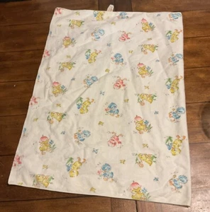 Dundee Baby Receiving Blanket Cotton Vintage Chicks 36 x 26 Vtg - Picture 1 of 11
