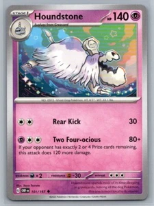 Houndstone 101/197 Obsidian Flames Uncommon Pokémon TCG 2023 - Picture 1 of 2