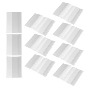 10pcs Clear Book Covers Transparent Plastic Book Sleeve Protector A5 Sized - Picture 1 of 12