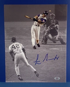LUIS GONZALEZ Arizona Diamondbacks World Series Signed 11x14 Photo PSA COA Auto - Picture 1 of 3