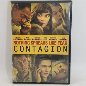 Contagion DVD 2011 Widescreen Matt Damon Laurence Fishburne Jude Law Kate Winsle - Imagen 1 de 3