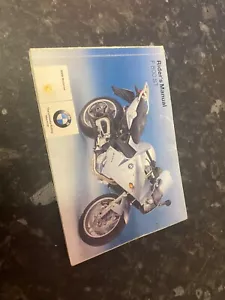 Genuine 2006 BMW F800 ST 1st Edition English Rider's Owners Manual 01417703711 - Picture 1 of 5