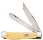Case xx Coltelli Trapper coltello da tasca giallo liscio Delrin clip inox 81091