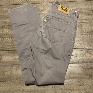 Levi’s 511 Slim Fit Boys/Youth Gray Jeans Size 16 Regular 28x28 Straight Leg - Picture 1 of 4